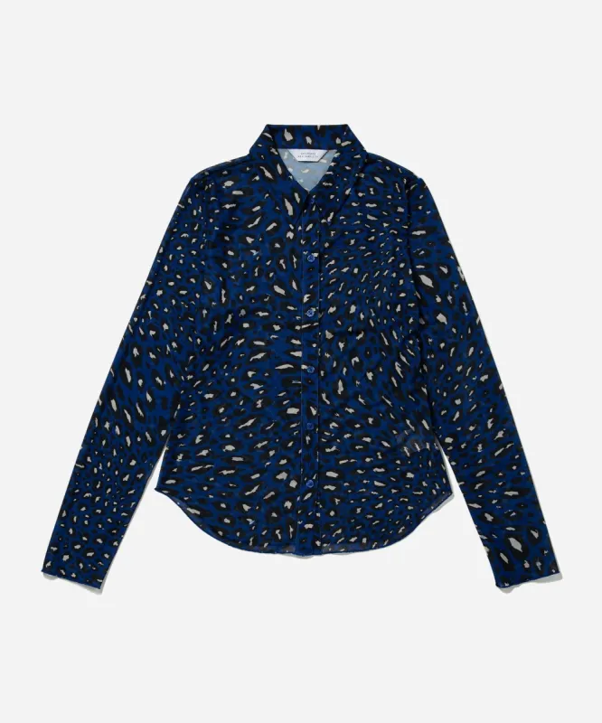 Gabriella Sound Leopard Long Sleeve Shirt made by Saturdays New York City