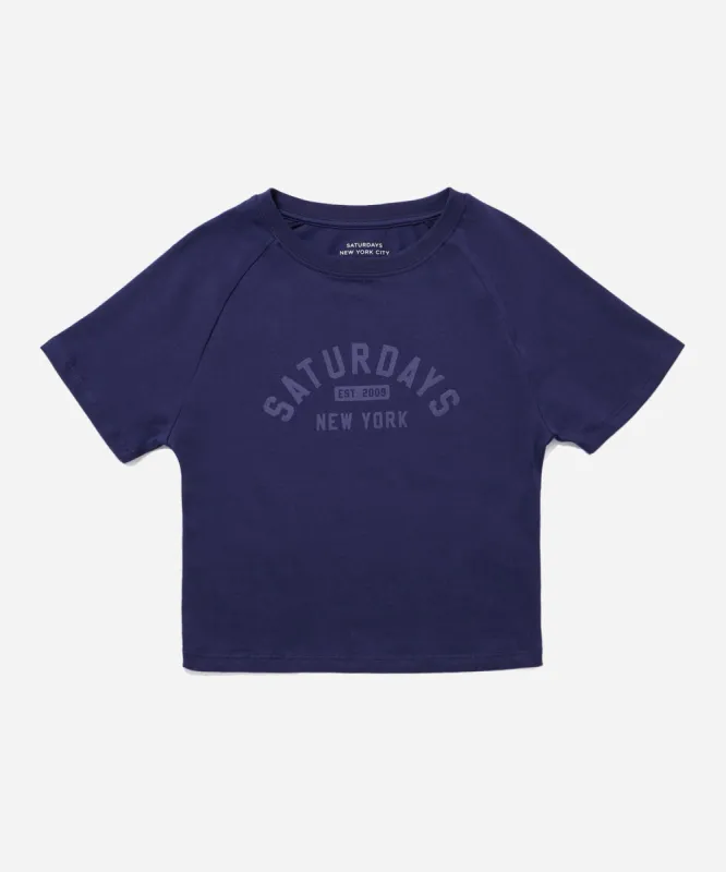 Varsity Raglan Fitted SS Tee sold by Saturdays New York City