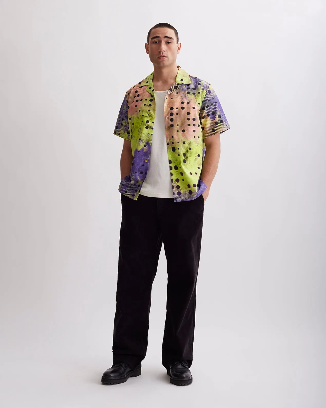 Canty Dots Short Sleeve Shirt sold by Saturdays New York City product image thumbnail 2