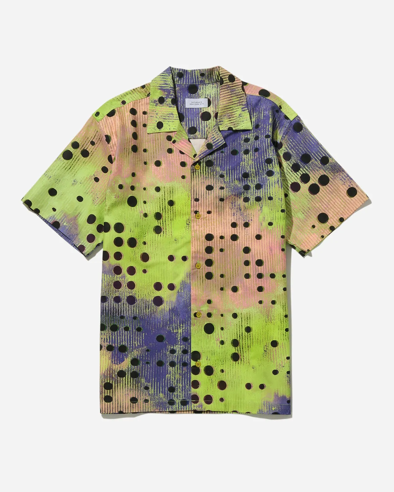 Canty Dots Short Sleeve Shirt sold by Saturdays New York City