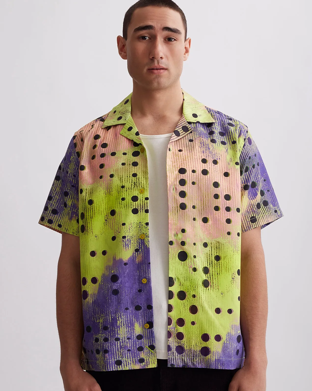 Canty Dots Short Sleeve Shirt sold by Saturdays New York City product image thumbnail 3