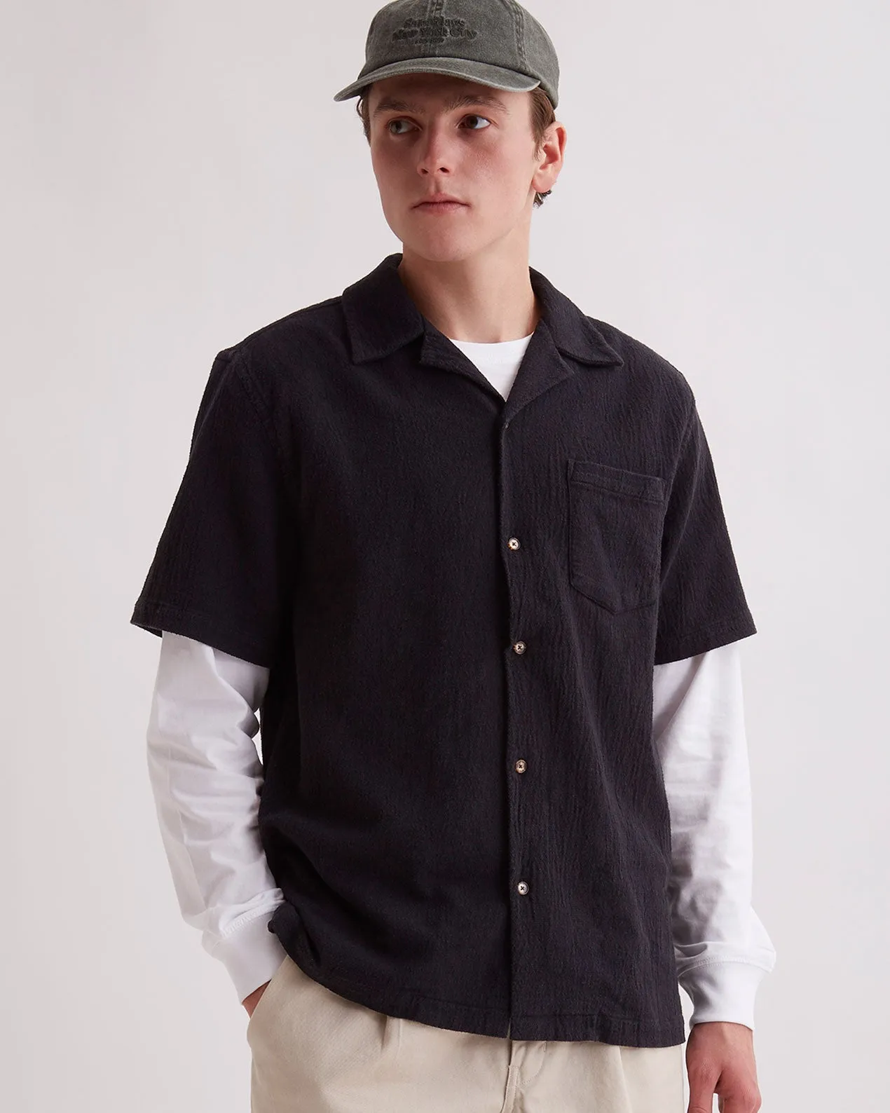 Canty Boucle Knit SS Shirt sold by Saturdays New York City product image thumbnail 3