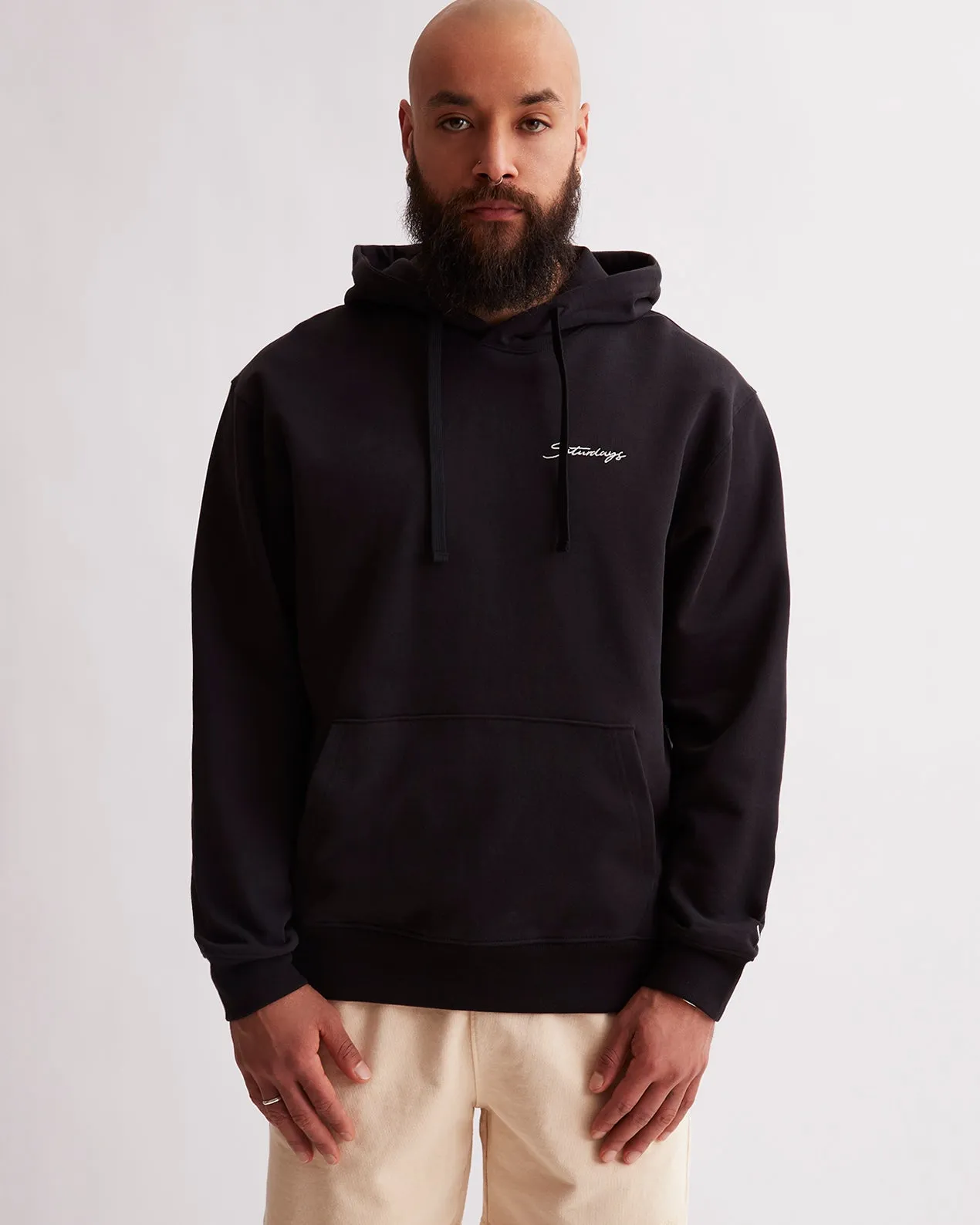 Ditch Script Embroidered Hoodie sold by Saturdays New York City product image thumbnail 3