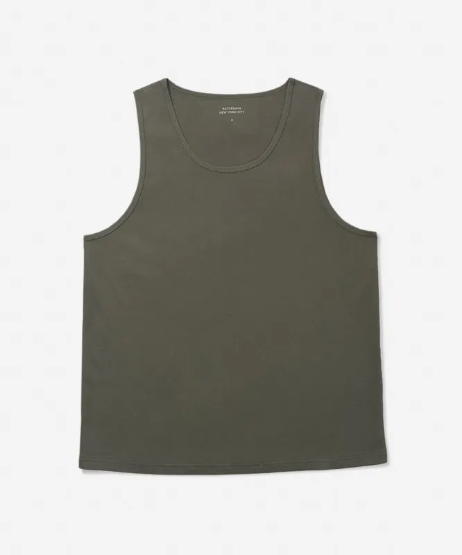Cotton Rib Tank sold by Saturdays New York City