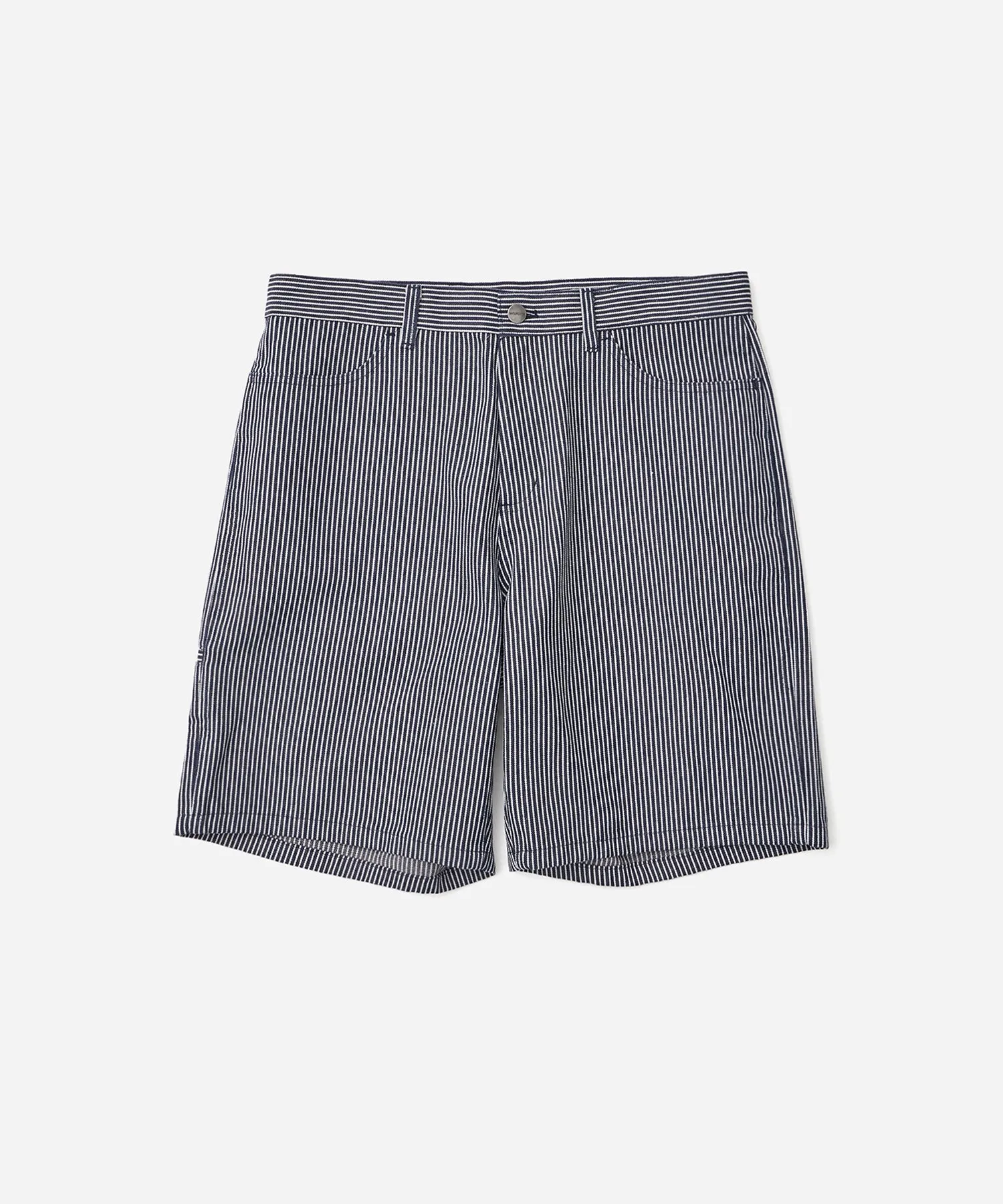 Striped Cotton Twill Carpenter Short sold by Saturdays New York City