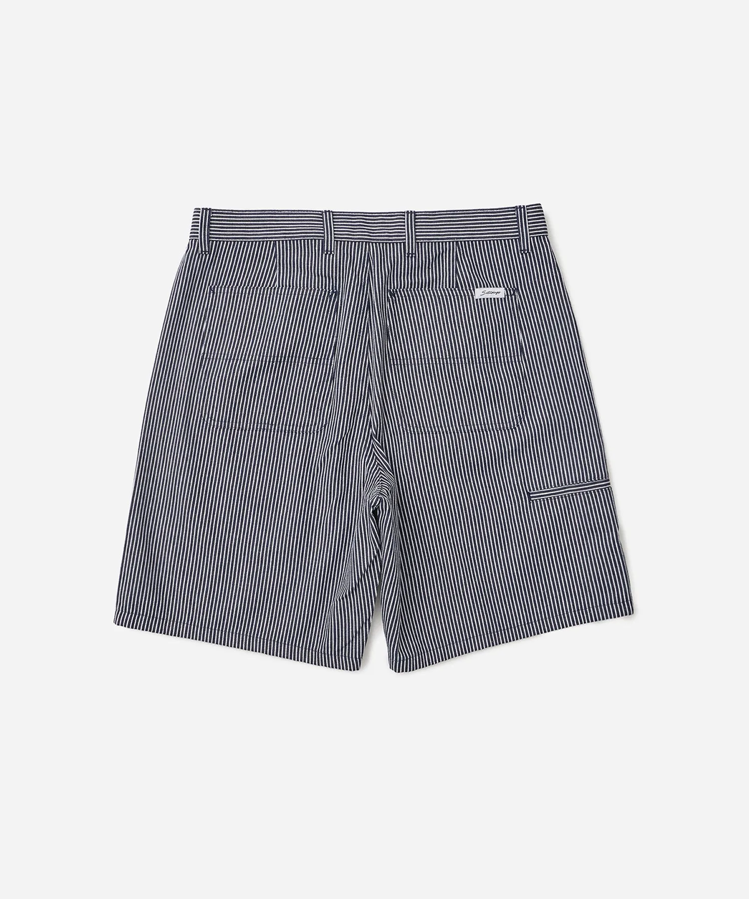 Striped Cotton Twill Carpenter Short sold by Saturdays New York City product image thumbnail 5