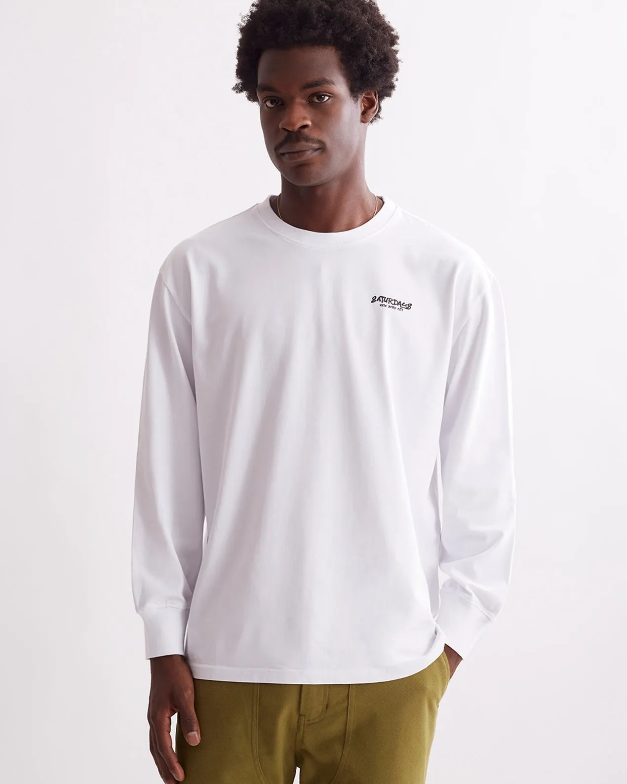 Marker Relaxed LS Tee sold by Saturdays New York City product image thumbnail 3