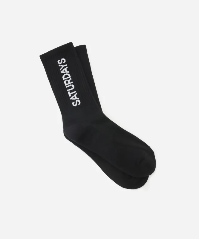 Logo Sock sold by Saturdays New York City