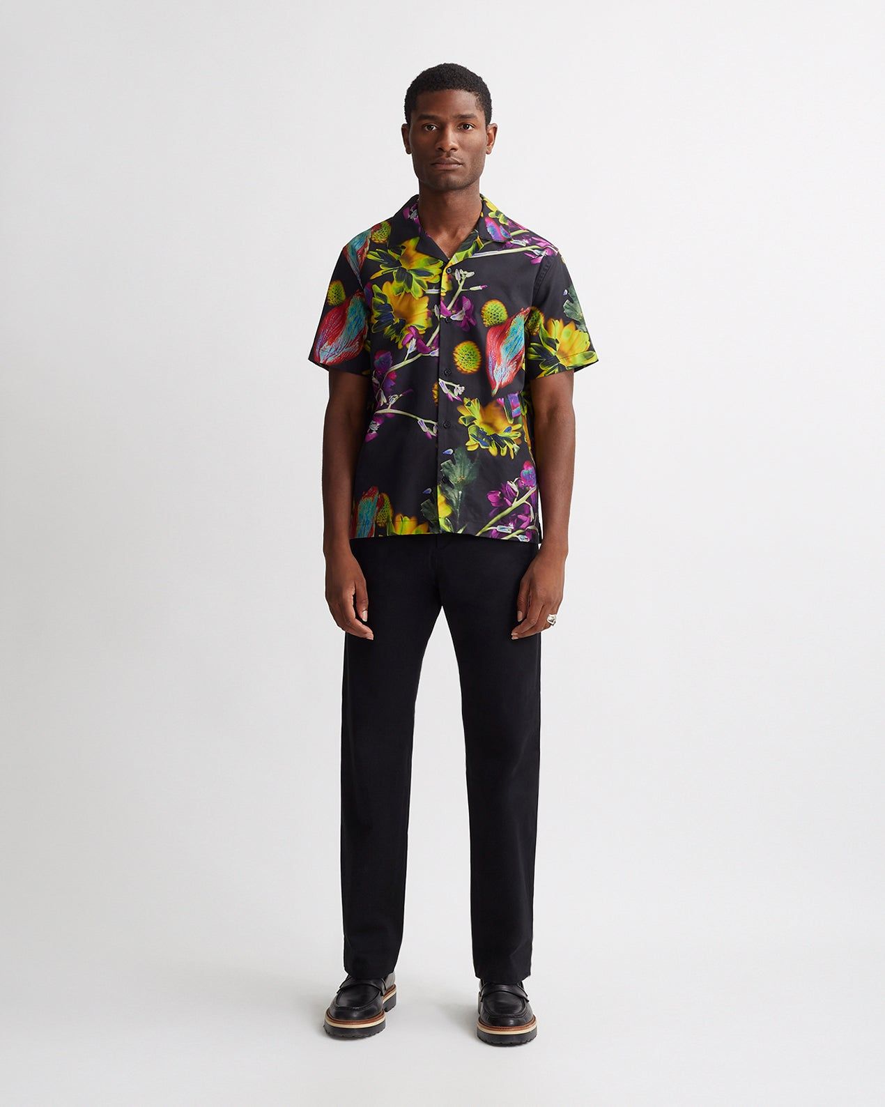 Canty Solar Flower Short Sleeve Shirt sold by Saturdays New York City product image thumbnail 4