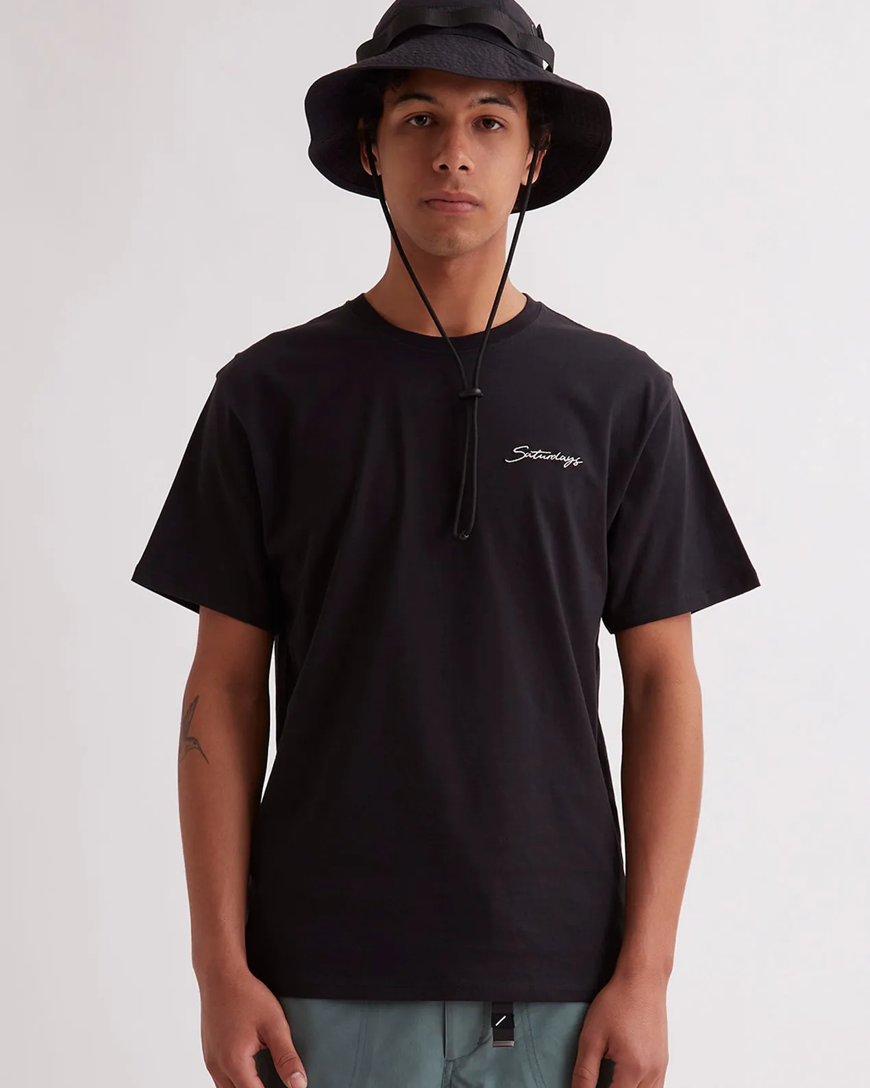 Saturdays Embroidered Standard SS Tee sold by Saturdays New York City product image thumbnail 3