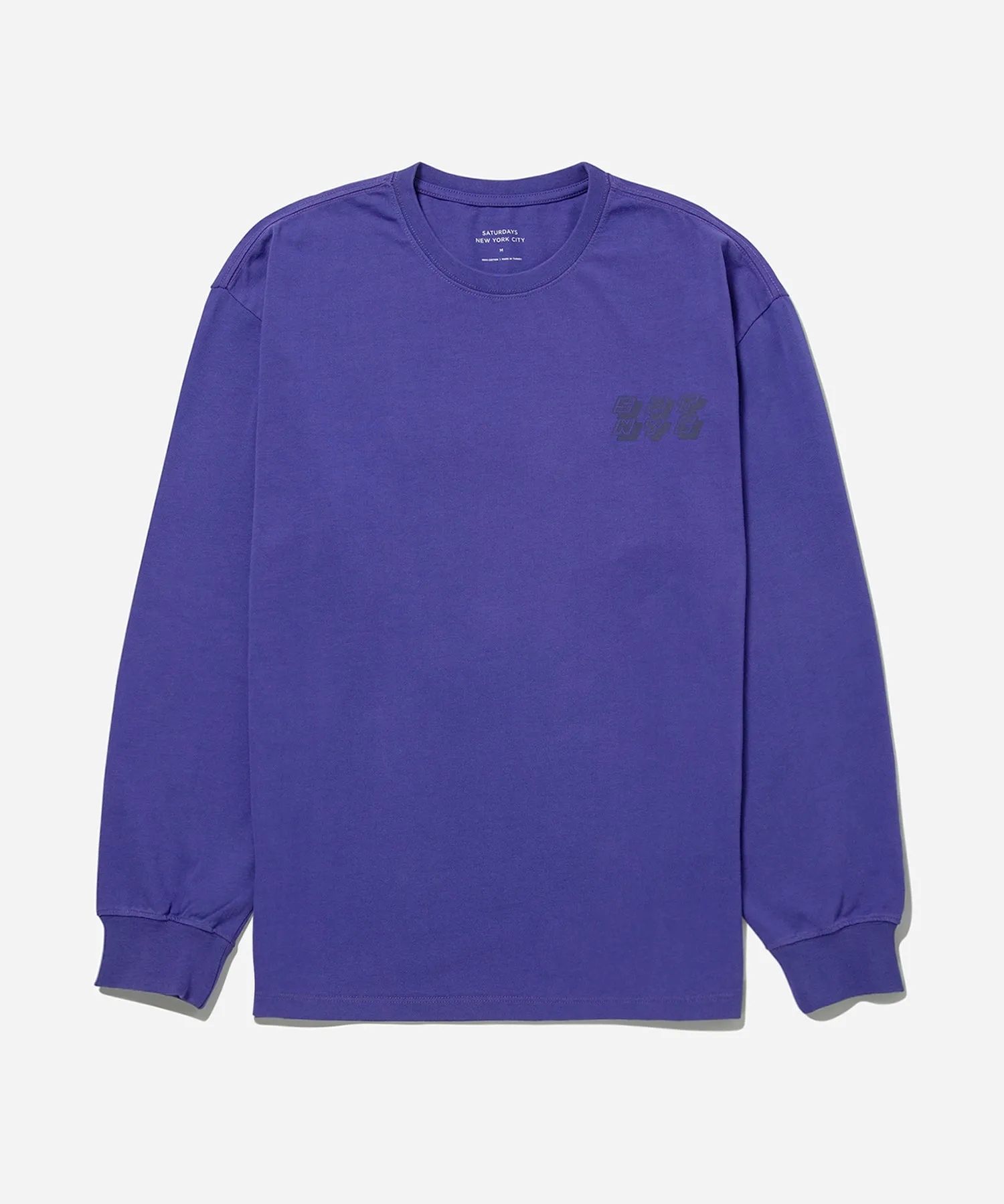 Collage Stack Relaxed Long Sleeve Tee sold by Saturdays New York City product image thumbnail 4