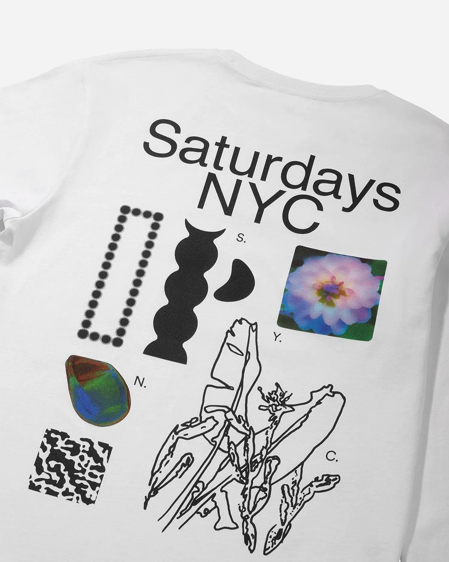 Techno Standard Long Sleeve Tee sold by Saturdays New York City product image thumbnail 4