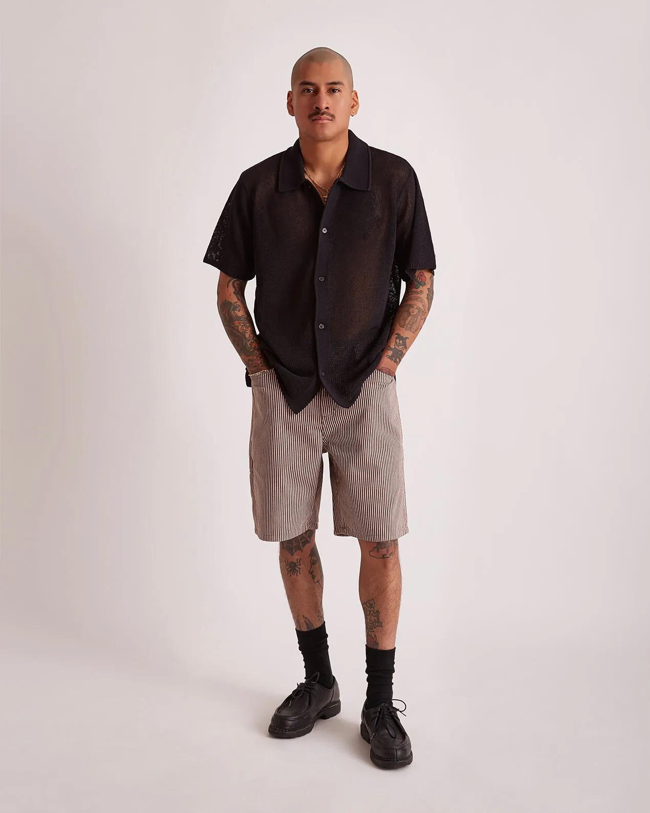 Kenneth Mesh Knit Shirt sold by Saturdays New York City product image thumbnail 2