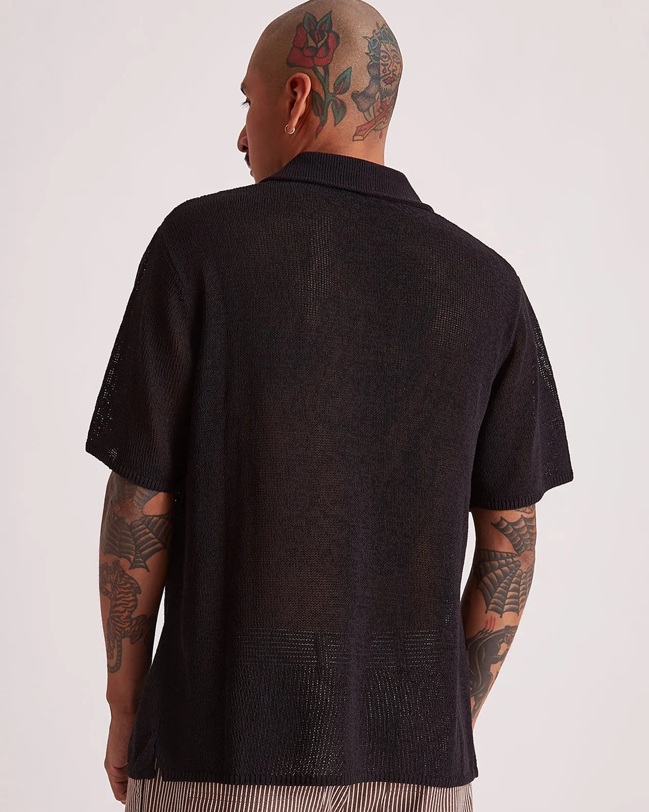 Kenneth Mesh Knit Shirt sold by Saturdays New York City product image thumbnail 4