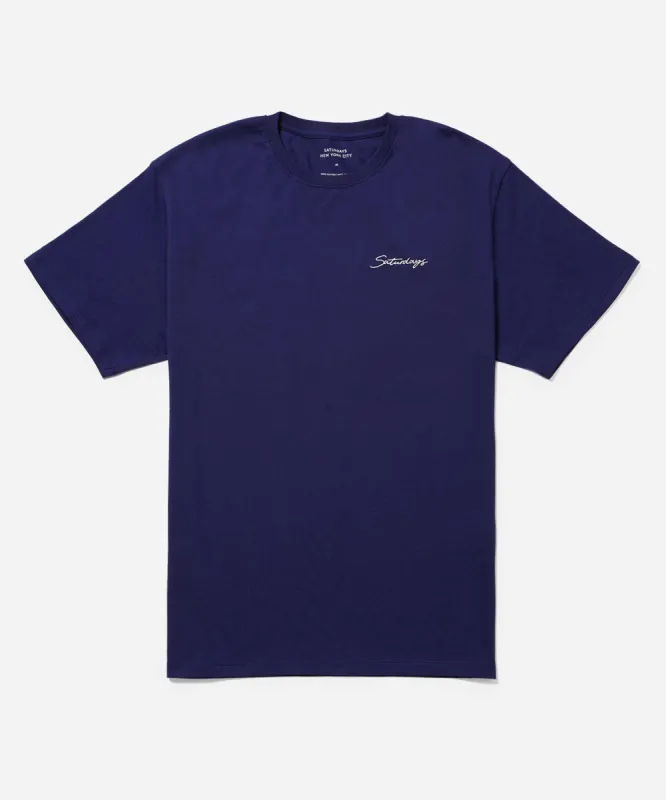 Saturdays Embroidered Standard SS Tee sold by Saturdays New York City