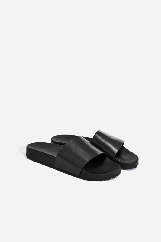 Banya Leather Slides made by Saturdays New York City