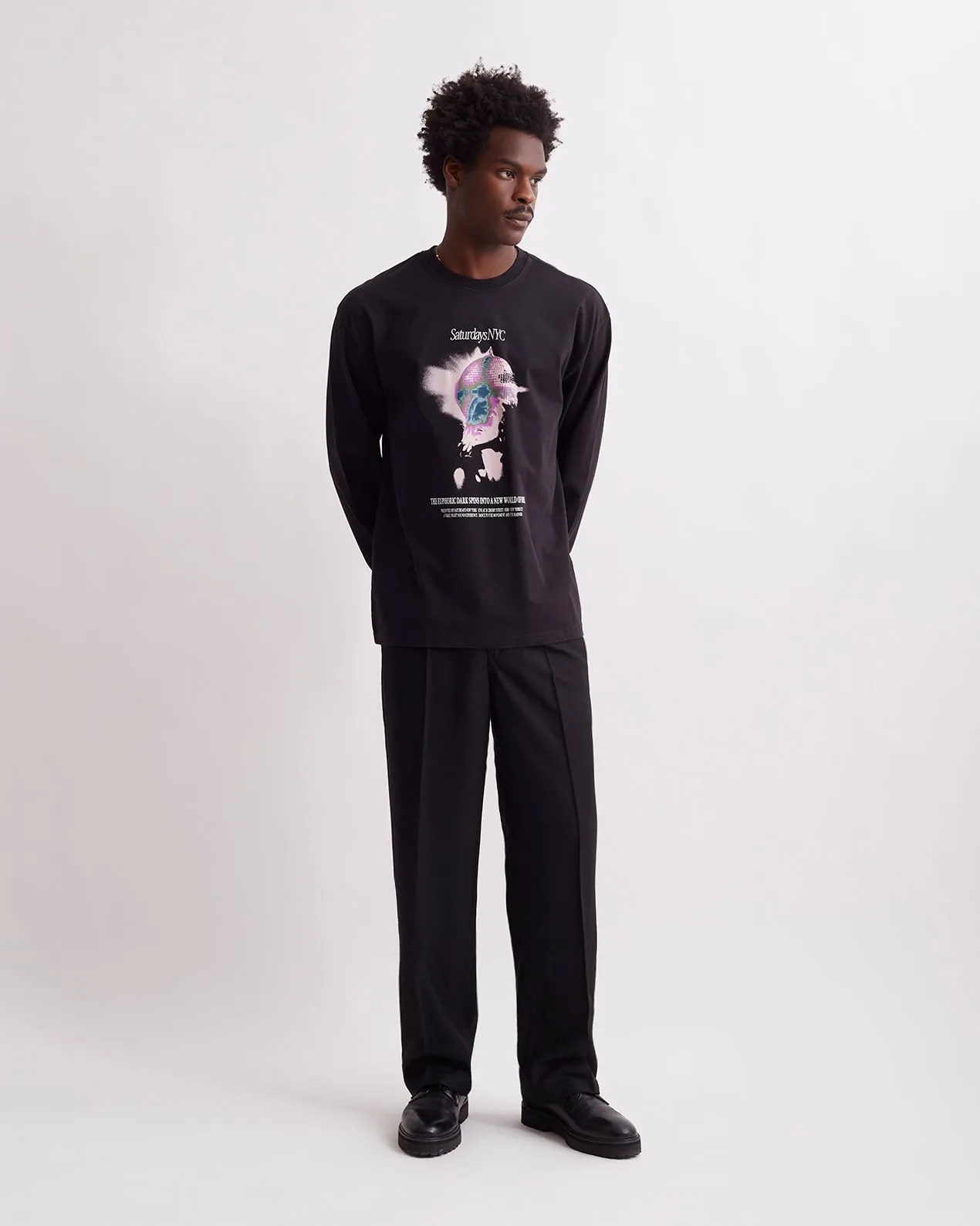 Euphoric Relaxed Long Sleeve Tee sold by Saturdays New York City product image thumbnail 2