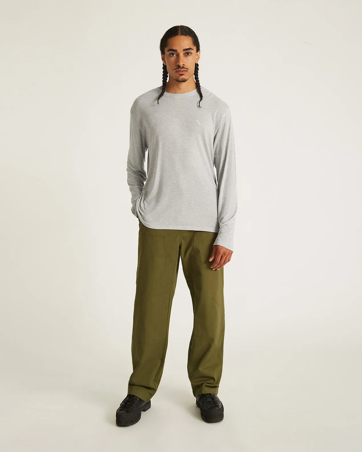 Merino Jersey Standard LS Tee sold by Saturdays New York City product image thumbnail 3