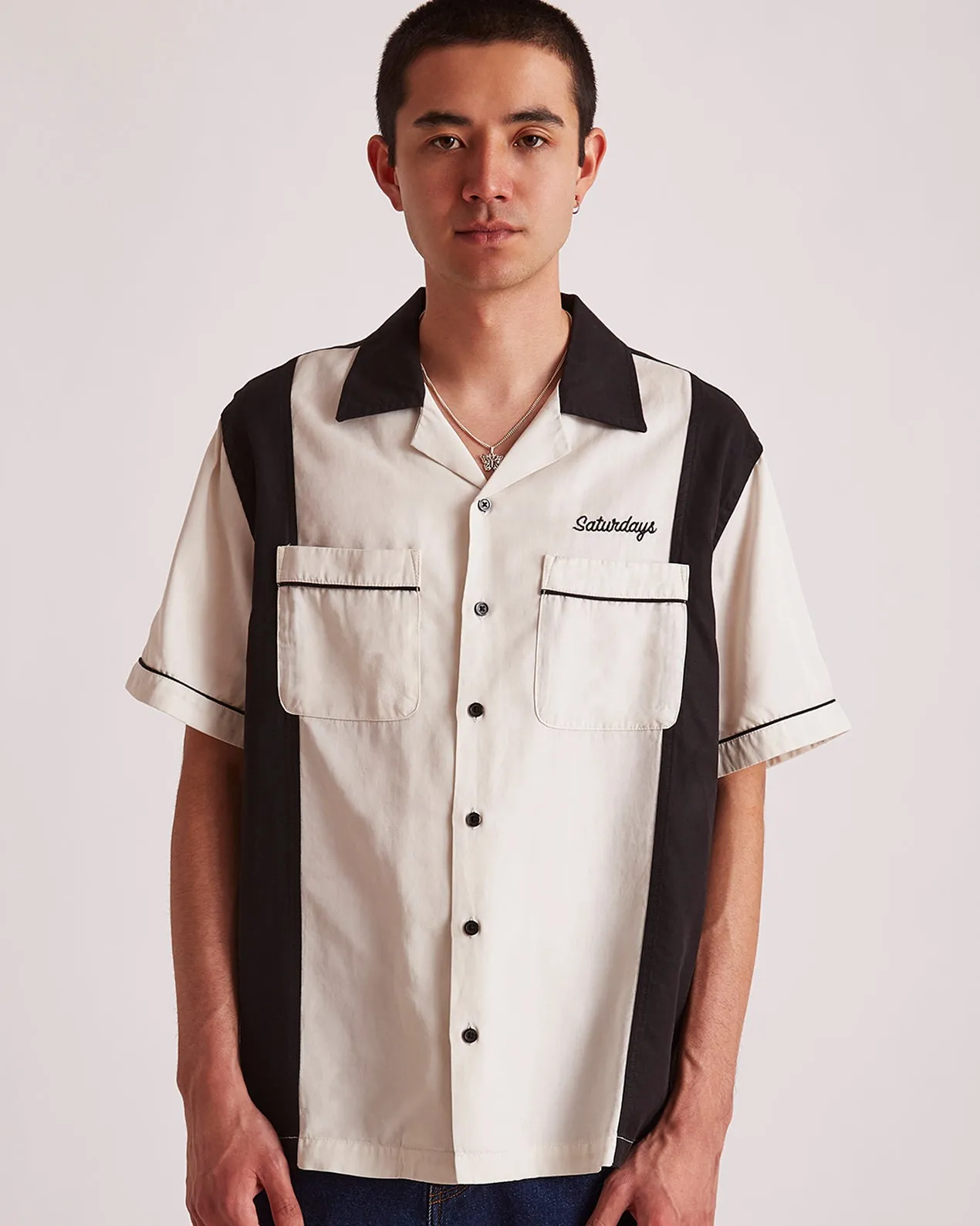 Canty Bowling SS Shirt sold by Saturdays New York City product image thumbnail 3