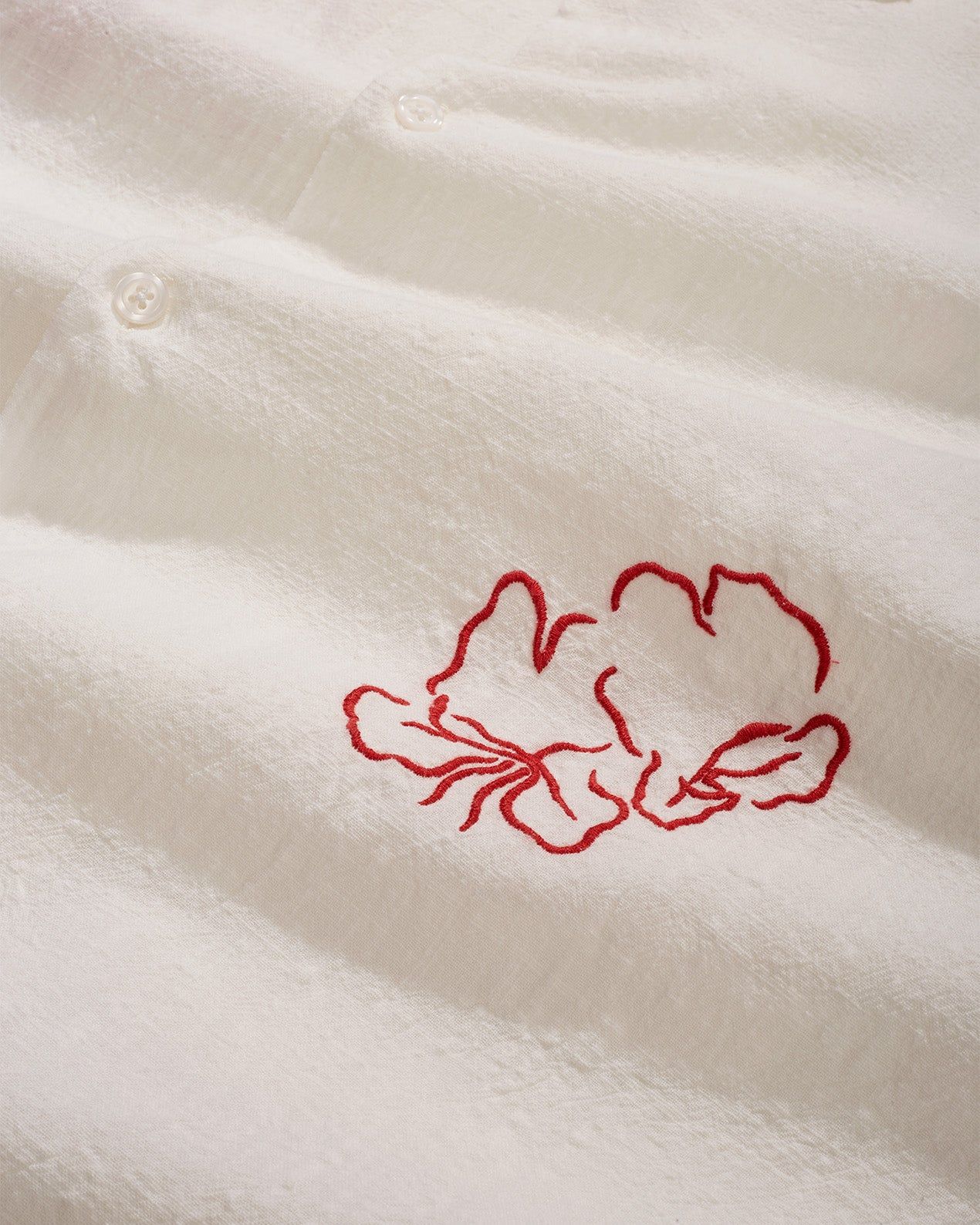 Canty SZ Embroidered Gauze Short Sleeve Shirt sold by Saturdays New York City product image thumbnail 4