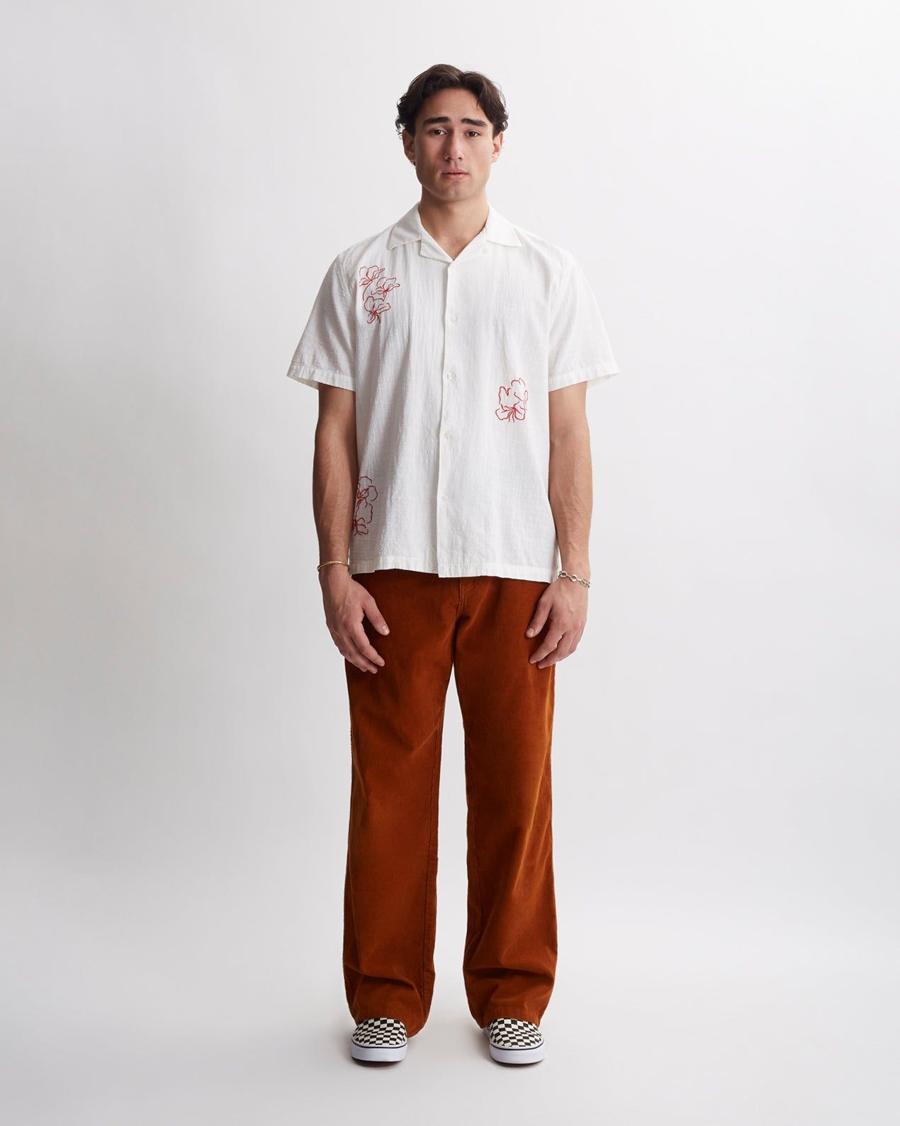Canty SZ Embroidered Gauze Short Sleeve Shirt sold by Saturdays New York City product image thumbnail 5