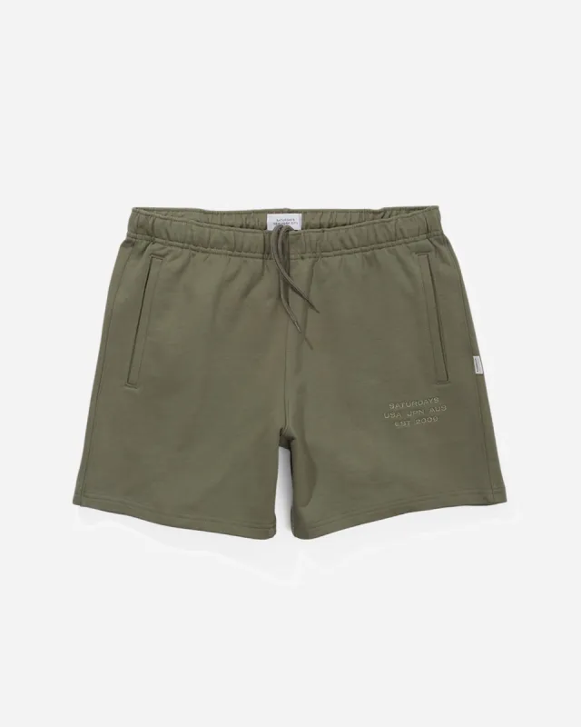Austin International Sweat Short sold by Saturdays New York City