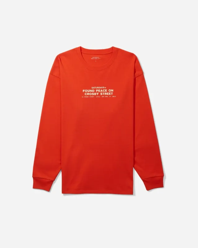 Earth & Water Heavyweight Relaxed Long Sleeve Tee sold by Saturdays New York City