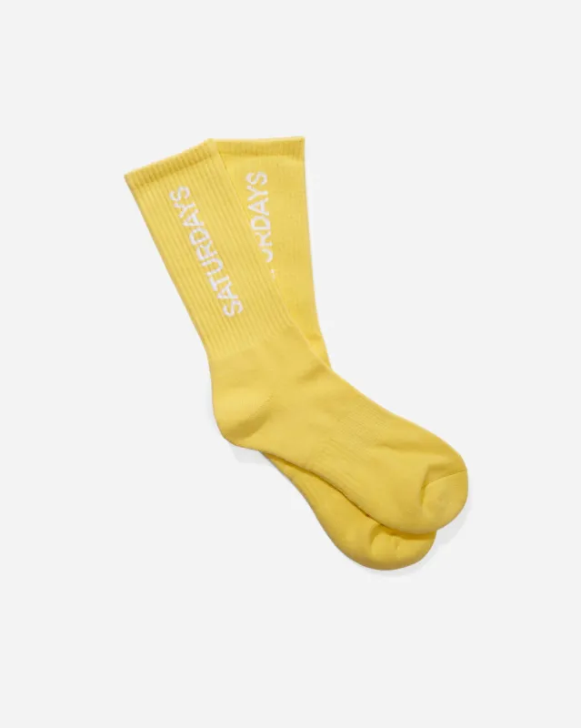 Logo Sock sold by Saturdays New York City