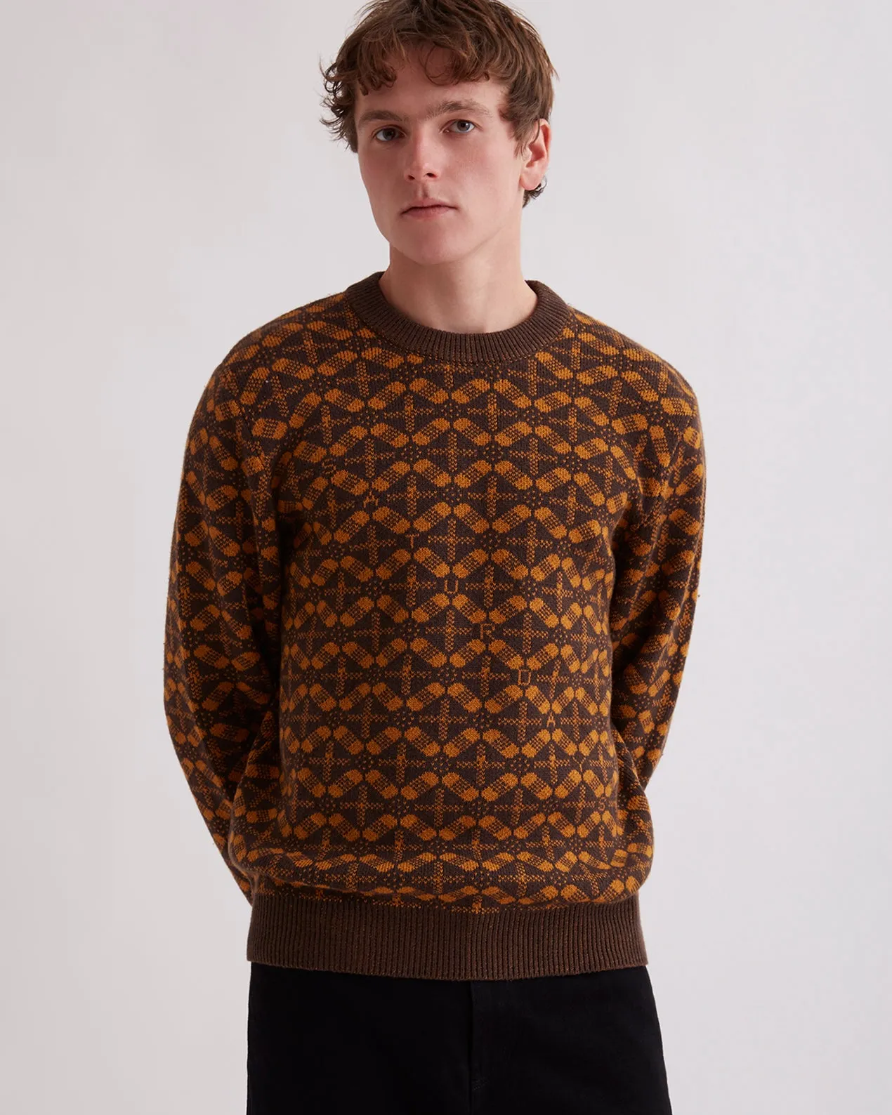 Greg Blockprint Sweater sold by Saturdays New York City product image thumbnail 3