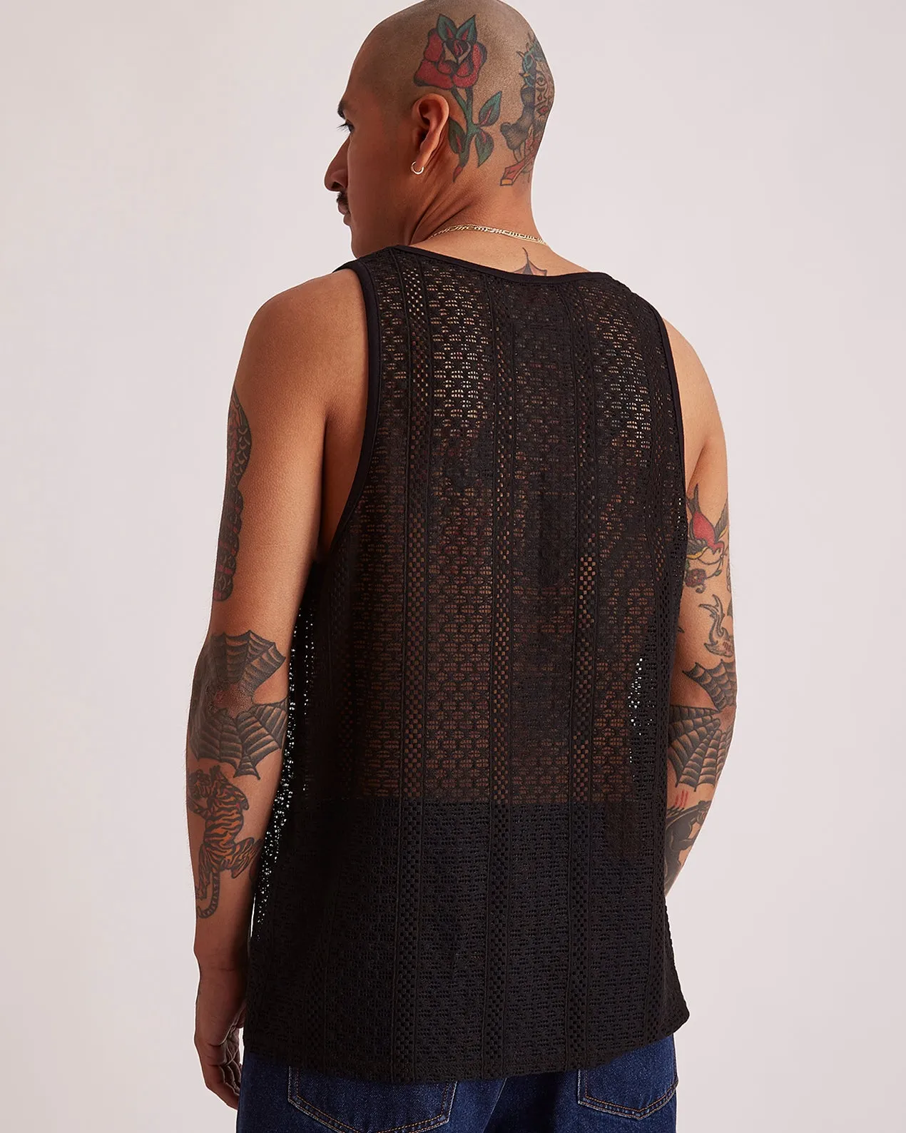 Gabriel Cotton Lace Tank sold by Saturdays New York City product image thumbnail 4