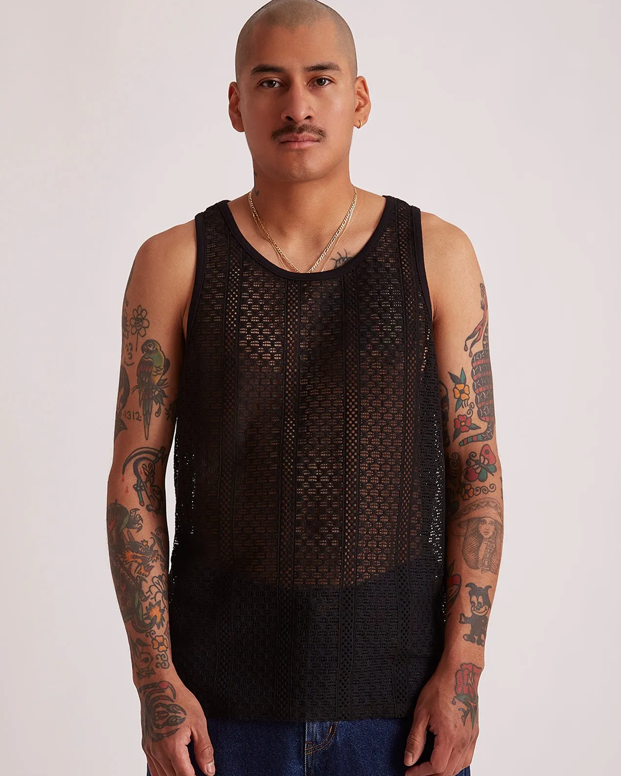 Gabriel Cotton Lace Tank sold by Saturdays New York City product image thumbnail 3