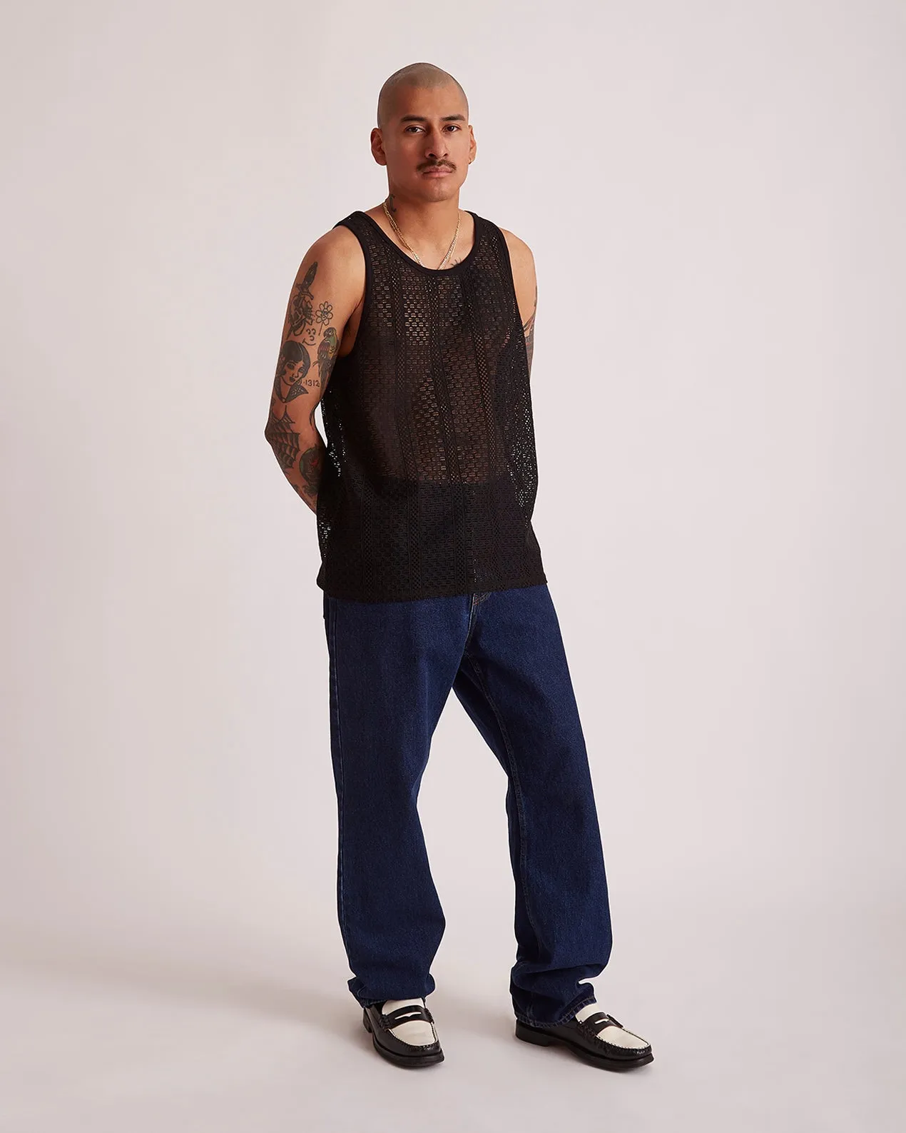 Gabriel Cotton Lace Tank sold by Saturdays New York City product image thumbnail 2