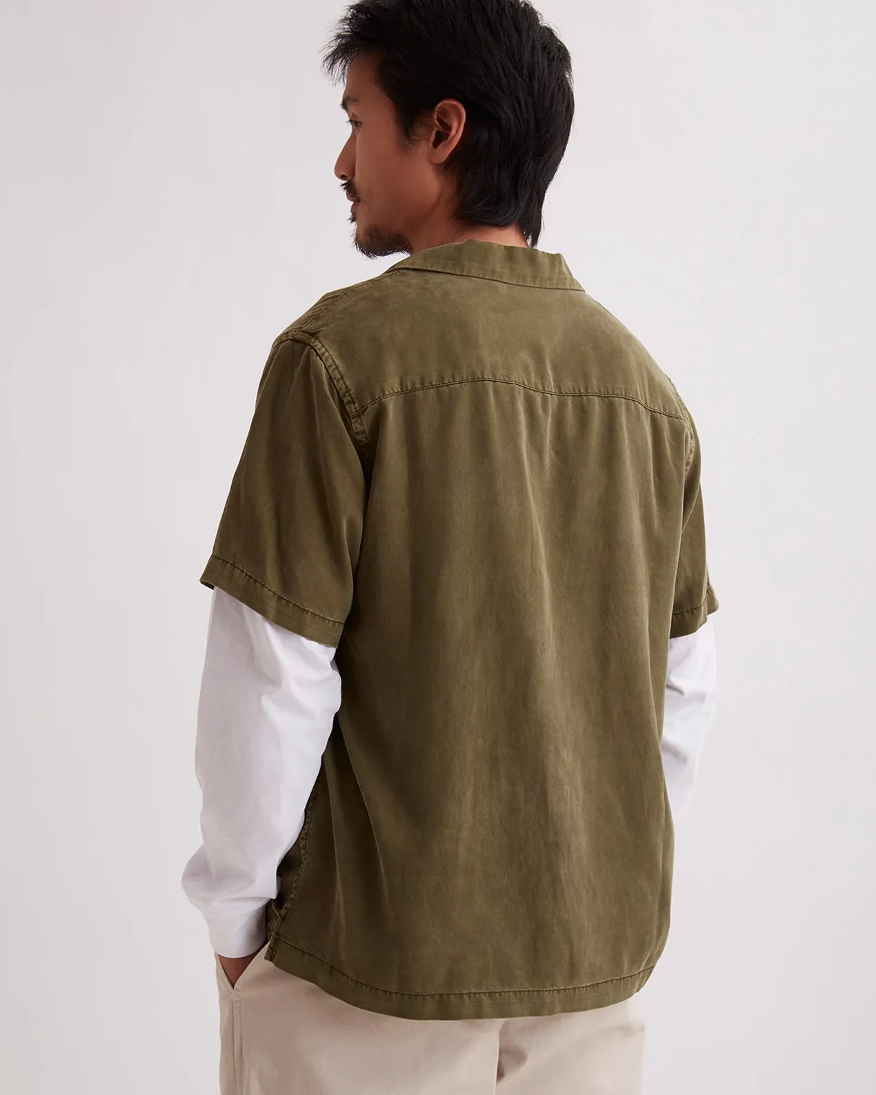 Gibson Pigment Dyed SS Shirt sold by Saturdays New York City product image thumbnail 4