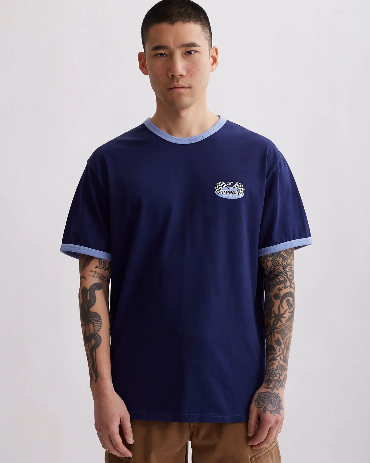Ringer Short Sleeve Tee sold by Saturdays New York City product image thumbnail 3