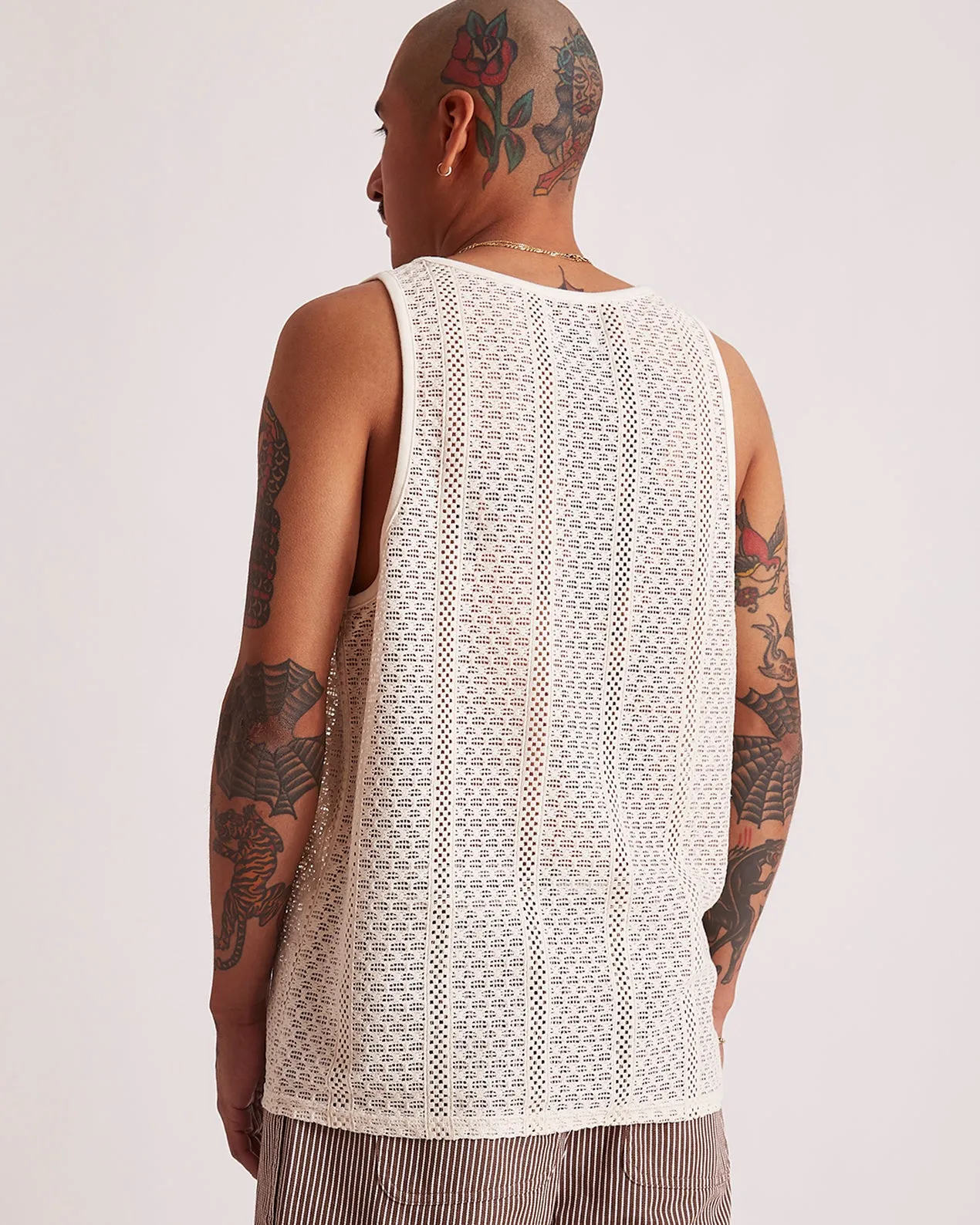 Gabriel Cotton Lace Tank sold by Saturdays New York City product image thumbnail 4