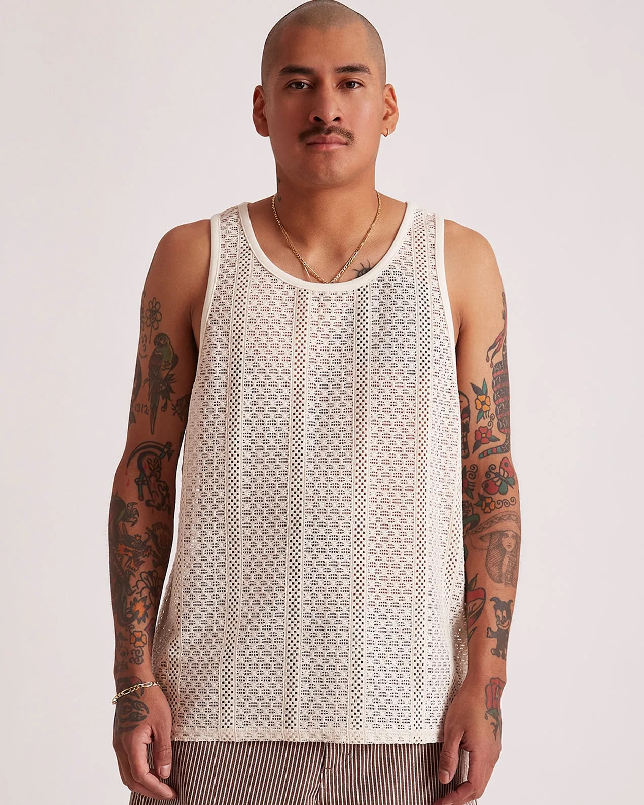 Gabriel Cotton Lace Tank sold by Saturdays New York City product image thumbnail 3