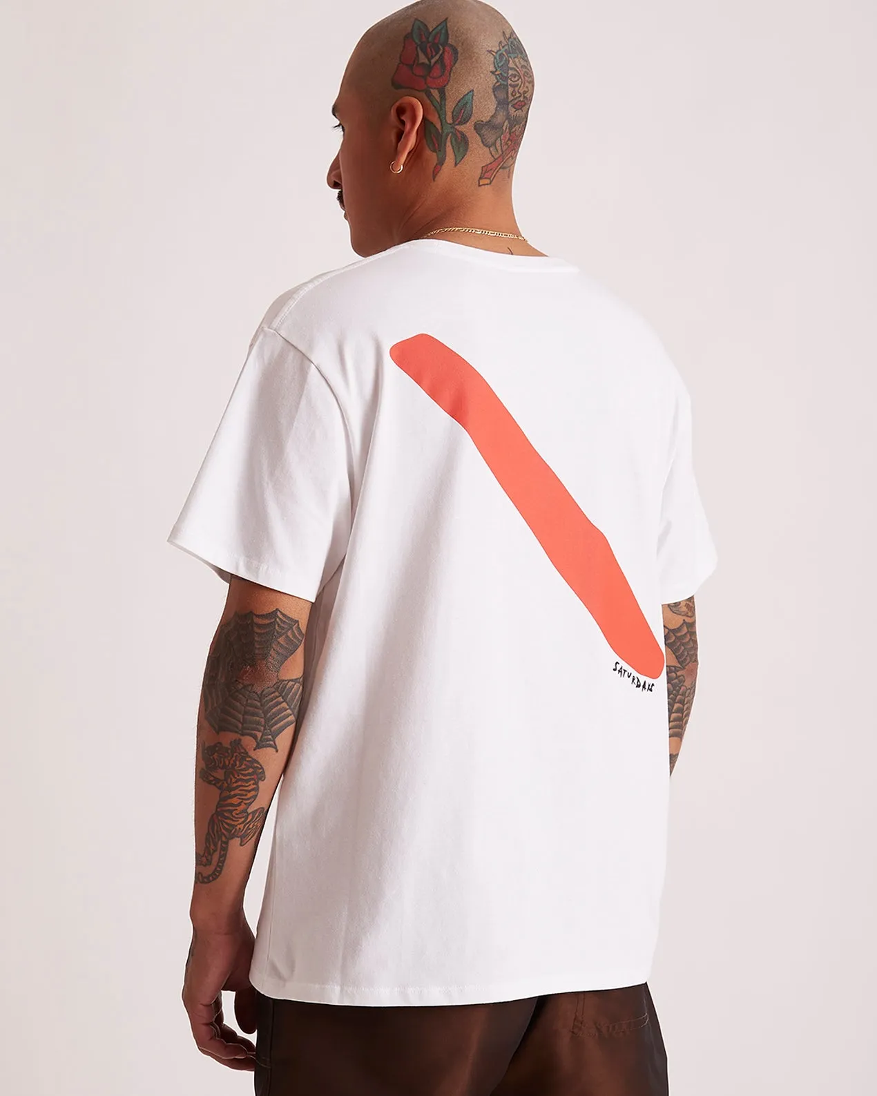 Brush Stroke Standard SS Tee sold by Saturdays New York City product image thumbnail 4