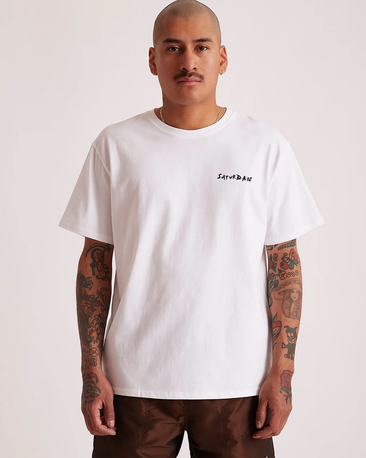Brush Stroke Standard SS Tee sold by Saturdays New York City product image thumbnail 3