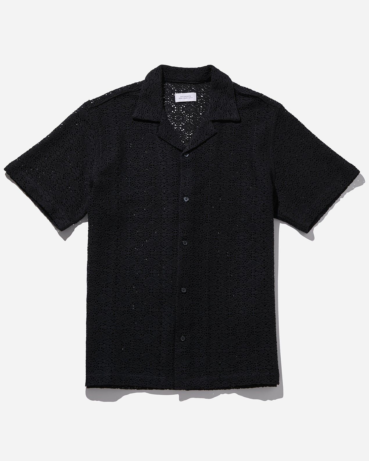 Canty Cotton Mesh Short Sleeve Shirt sold by Saturdays New York City