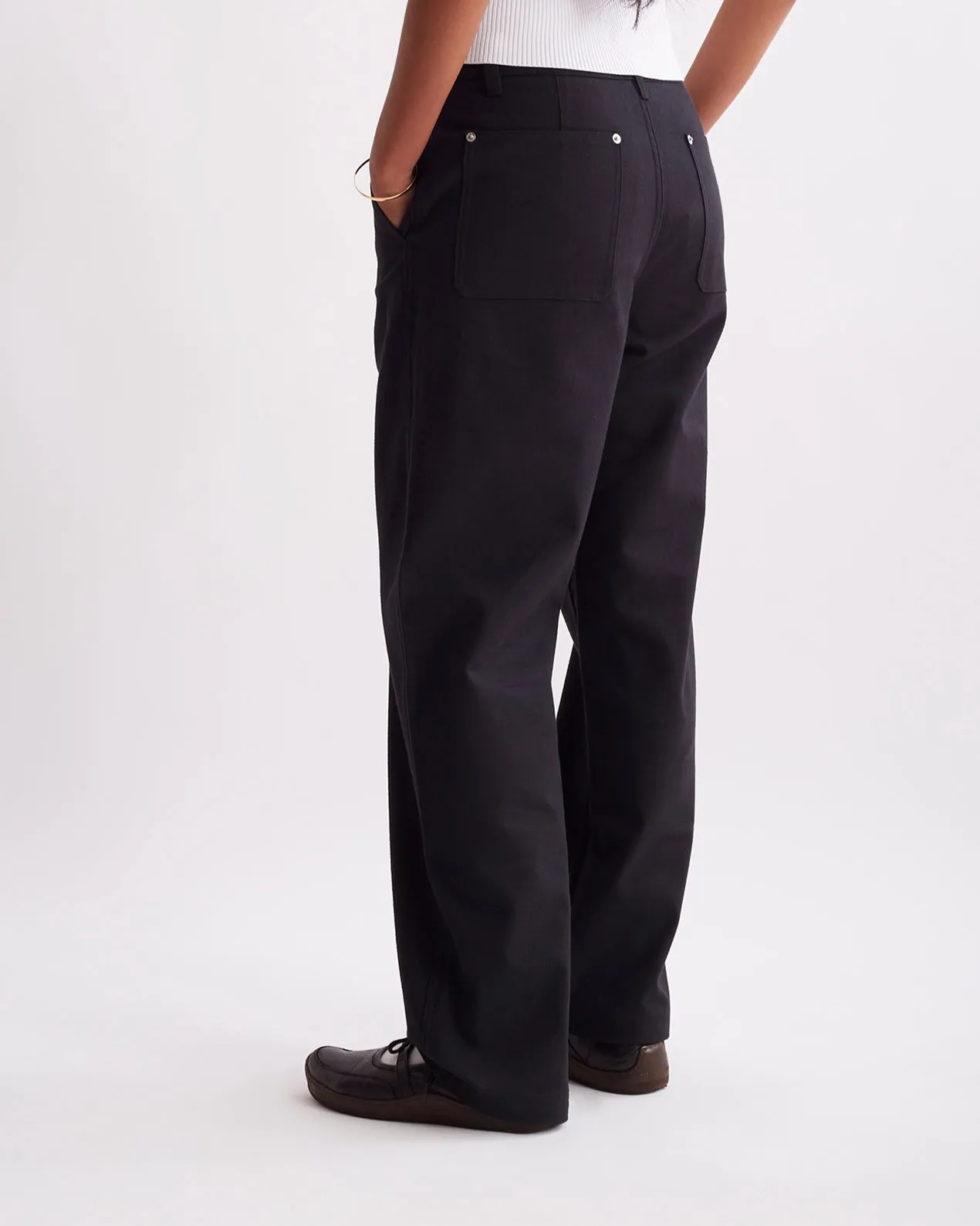 Mulberry Brushed Cotton Workwear Pant sold by Saturdays New York City product image thumbnail 4