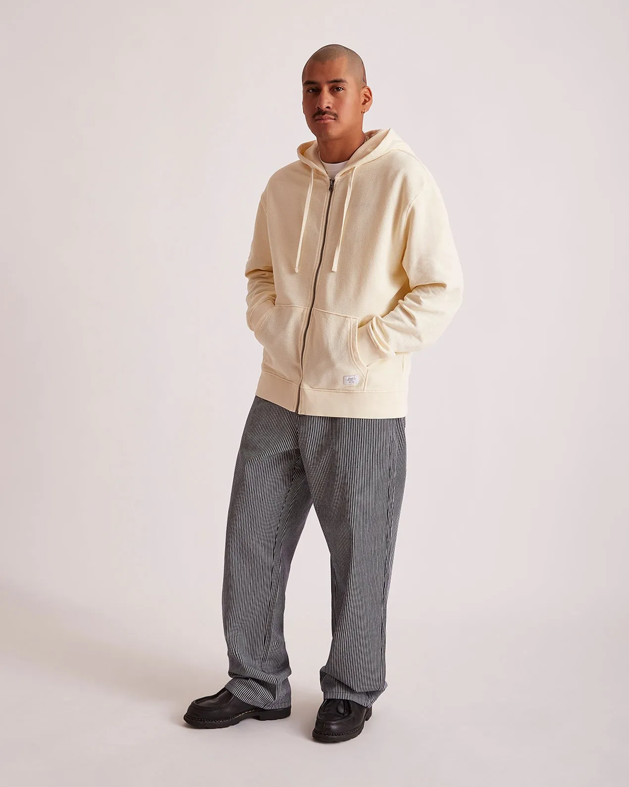 Canal Pique Zip Hoodie sold by Saturdays New York City product image thumbnail 4