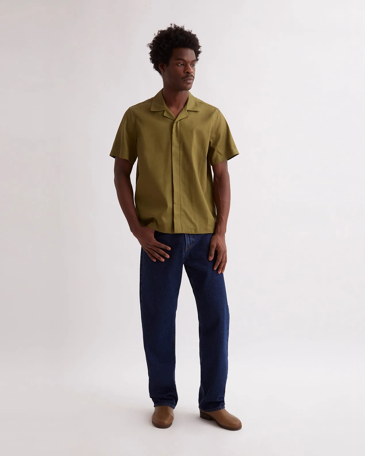 York Camp Collar SS Shirt sold by Saturdays New York City product image thumbnail 2