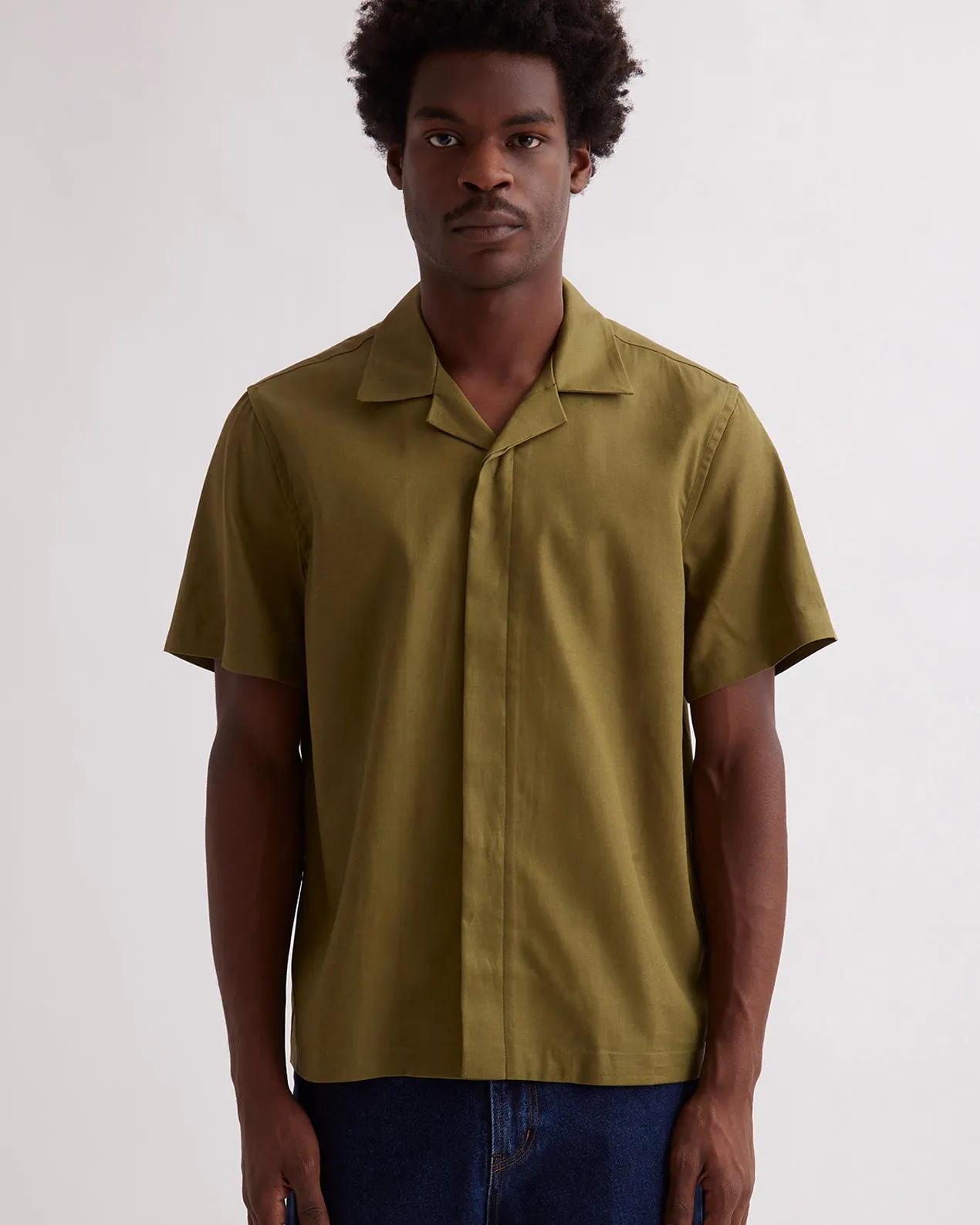 York Camp Collar SS Shirt sold by Saturdays New York City product image thumbnail 3