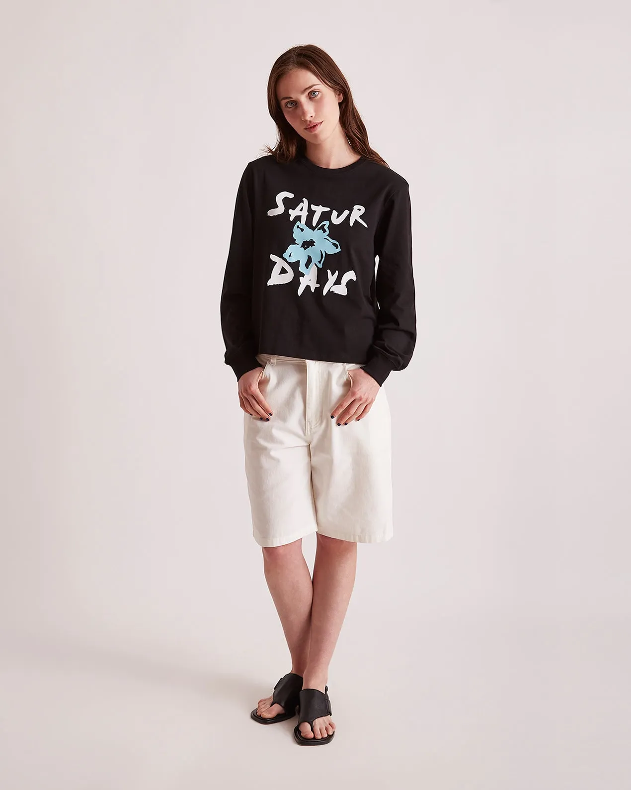 Flower Standard LS Tee sold by Saturdays New York City product image thumbnail 2