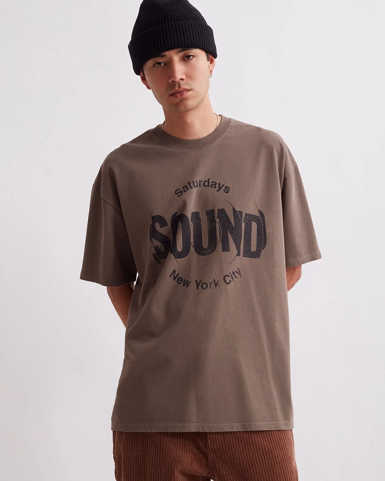 Sound Relaxed Short Sleeve Tee sold by Saturdays New York City product image thumbnail 3