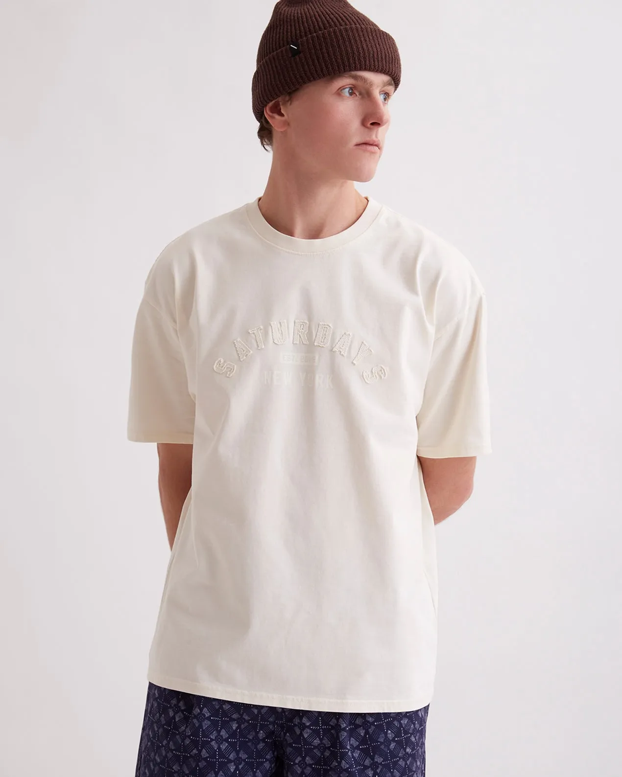 Varsity Relaxed SS Tee sold by Saturdays New York City product image thumbnail 3