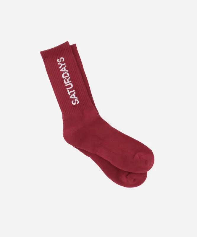 Logo Sock sold by Saturdays New York City