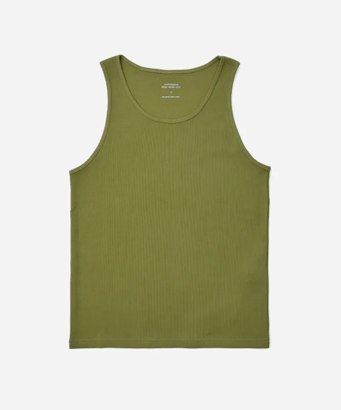Rib Knit Tank sold by Saturdays New York City