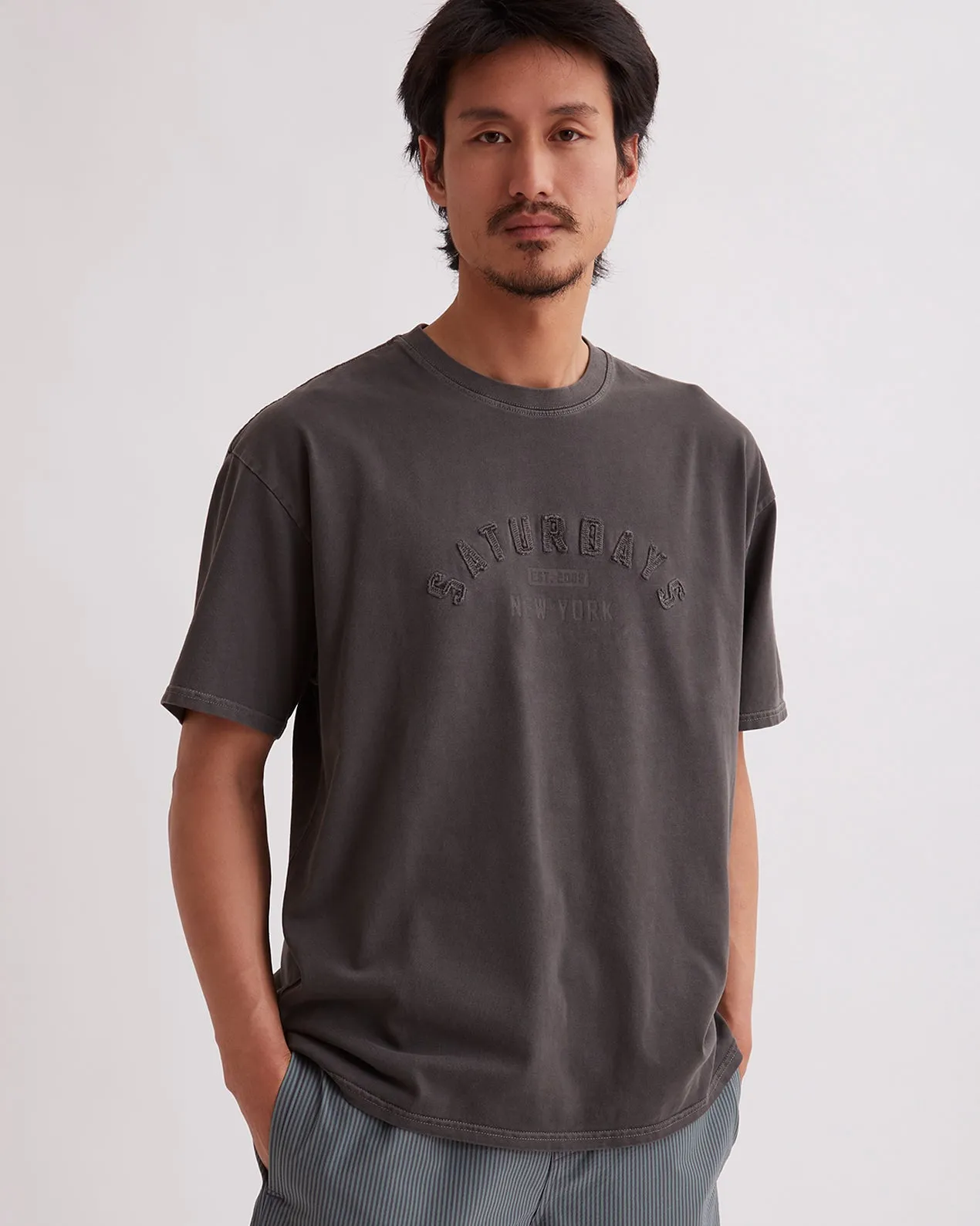 Varsity Relaxed SS Tee sold by Saturdays New York City product image thumbnail 3