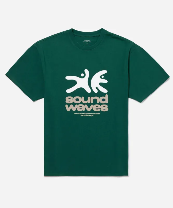 Sound Waves Relaxed SS Tee sold by Saturdays New York City